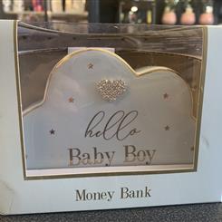 Hello baby boy money box 