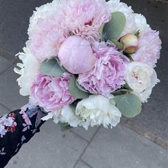 All peonies bouquet 