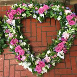 Loose Pink Open heart
