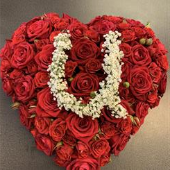 Red rose Heart 