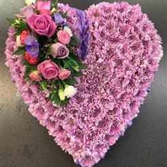 Pink and lilac heart 
