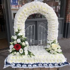 Blue &amp; white gates of heaven 