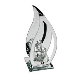 Butterfly double candle holder 