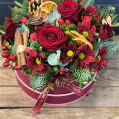 Christmas Wishes hatbox 