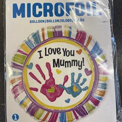 Love you mummy balloon