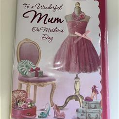 Wonderful mum card 