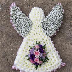 Pink ribbon angel 