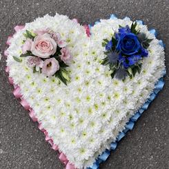Pink &amp; Blue Heart 