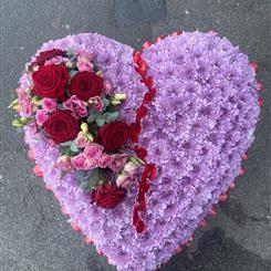 Pink &amp; Red Broken Heart