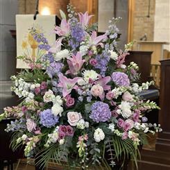 Pinks &amp; Lilac Pedestal 