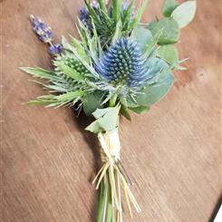 Thistle Buttonhole