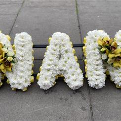 Nan with Yellow Orchids 